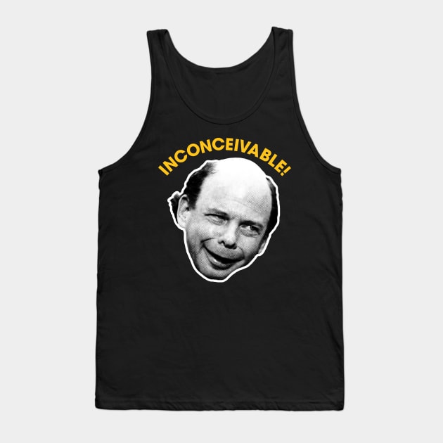 INCONCEIVABLE! Vizzini The Princess Bride Fan Art Tank Top by darklordpug